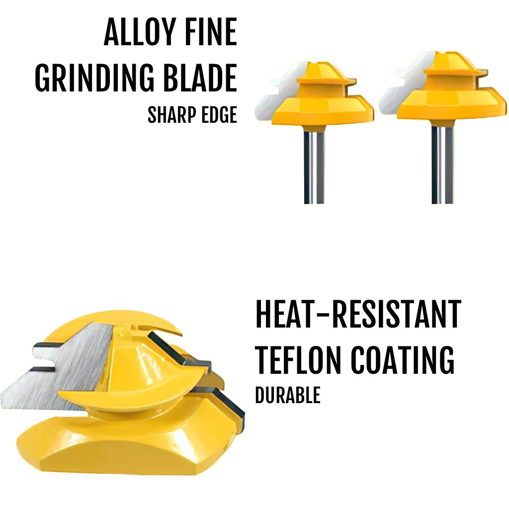 SANRICO Lock Miter Router Bit (2 pcs)