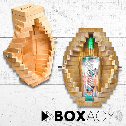 Projet de boîte à bouteilles en bois BoxAcy™